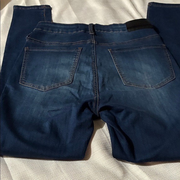 Dark Blue Women's Jeans - Picture 2 of 4